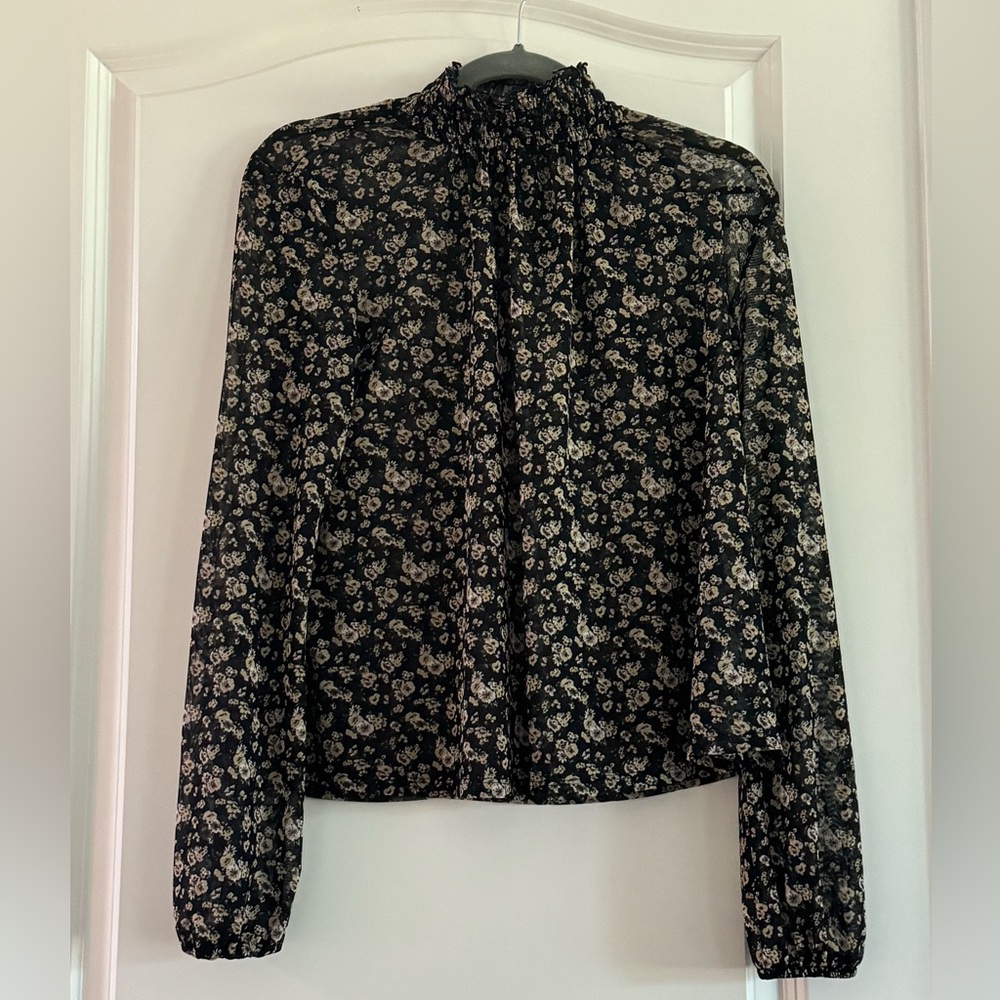 Target - Sheer Floral Blouse